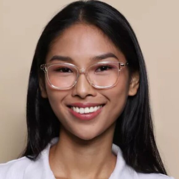 Bottega Veneta BV1074OA 002 Eyeglasses Havana/Gold 53mm Square Frame - Picture 3 of 11